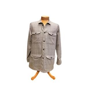 NEW TRANDS men's custom button 4-pocket jacket in grey